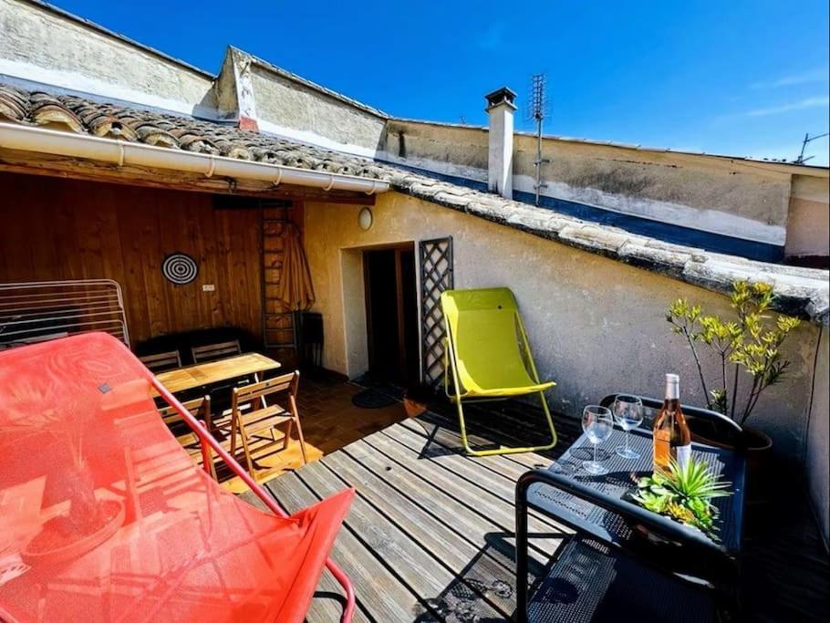 La Terrasse D'Olea, Au Coeur Du Village Buis-les-Baronnies Bagian luar foto