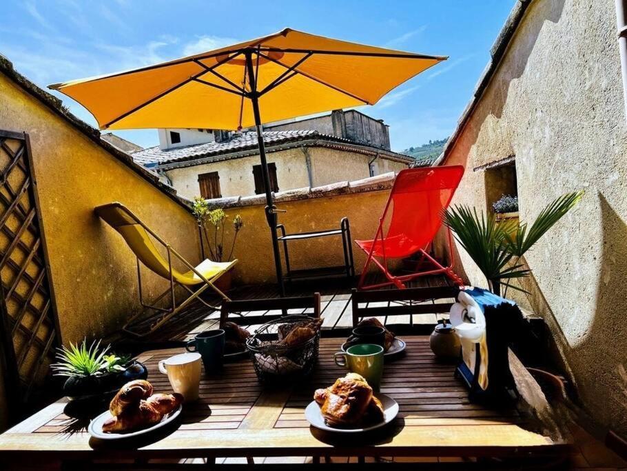 La Terrasse D'Olea, Au Coeur Du Village Buis-les-Baronnies Bagian luar foto