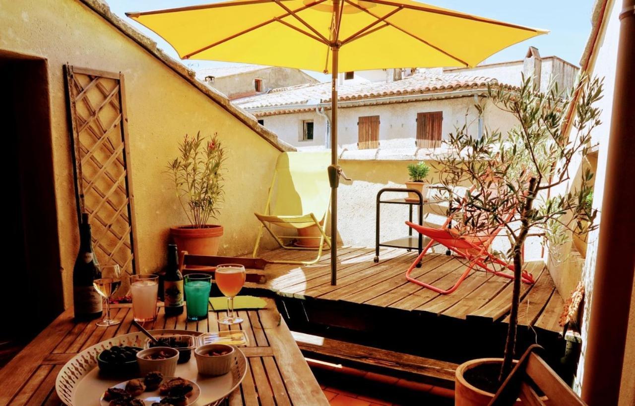 La Terrasse D'Olea, Au Coeur Du Village Buis-les-Baronnies Bagian luar foto
