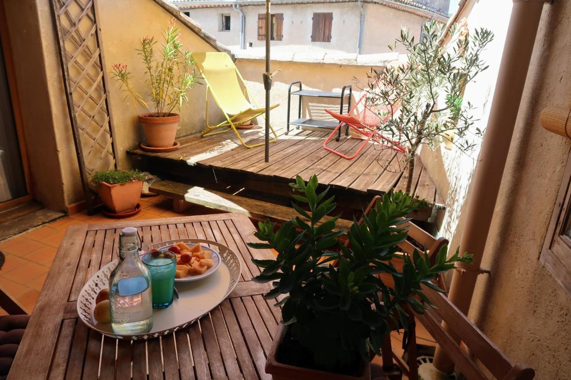 La Terrasse D'Olea, Au Coeur Du Village Buis-les-Baronnies Bagian luar foto